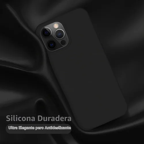 Vista 5 de Cordking Funda diseñada para iPhone 13 Pro, Funda Protectora de Teléfono de Silicona Ultra Delgada Resistente a Golpes