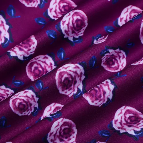 Vista 6 de Vestidos de otoño 2023 para mujer, estilo casual, cuello en V, media manga, vestido largo, suelto, bohemio, patrón geométrico, vestidos de falda