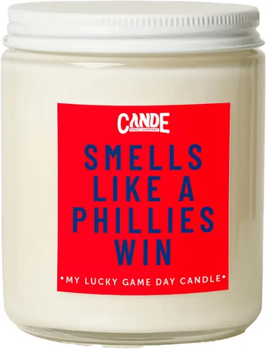 Vista 15 de Huele como una Victoria de los Dodgers Vela – Vela Perfumada Inspirada en LA – Fragancia de Bosques y Pastel de Cumpleaños – Quema de Larga Duración