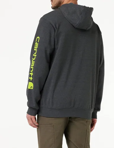 Vista 5 de Carhartt Men's Loose Fit Midweight Logo Sleeve Graphic Sweatshirt