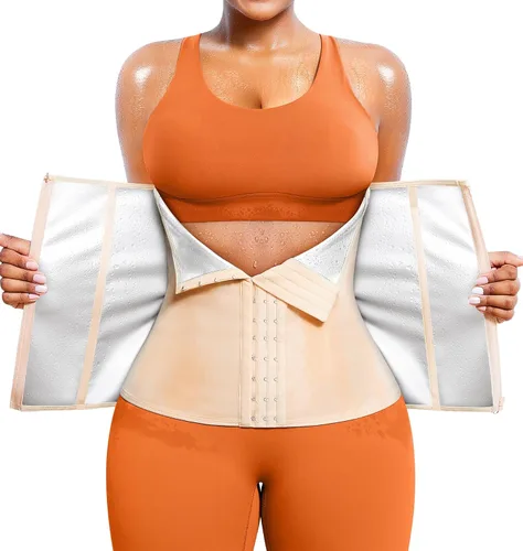 Vista 10 de TrainingGirl Entrenador de cintura para mujer, corsé reductor de cintura para el vientre inferior, corsé envolvente para entrenamiento, banda