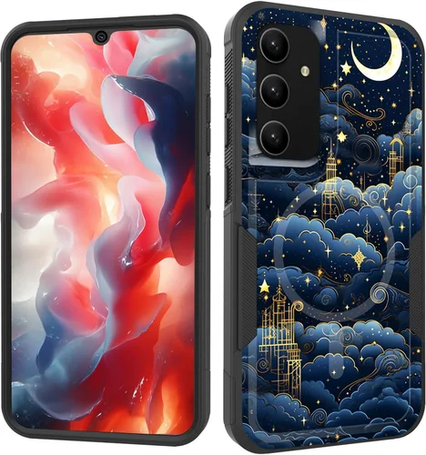 Vista 201 de Funda magnética para Galaxy A16 5G, [compatible con MagSafe] [protección contra caídas de grado militar] Funda resistente a prueba de golpes