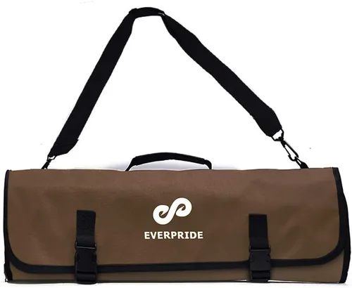 Vista 4 de EVERPRIDE Chef Knife Roll PLUS Juego de protectores de cuchillos (juego de 6 piezas) - Bolsa para cuchillos con capacidad para 10 cuchillos