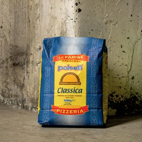 Vista 6 de POLSELLI Classica, Harina Tipo "00" Doble Cero Extra Fina, 11 libras (5 kg), Harina Napolitana Italiana para Pizza, Pan, Pasta y más, Totalmente