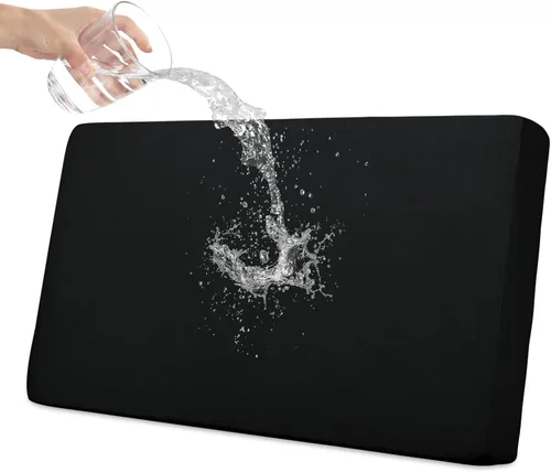 Vista 88 de Easy-Going Funda de cojín 100% impermeable para asiento de sofá, funda de cojín elástica de muebles, para niños, mascotas, cojín de sofá biplaza