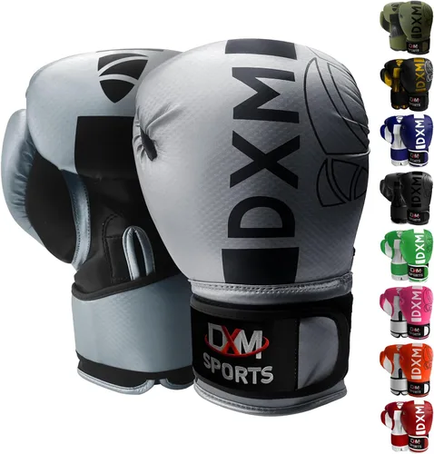 Vista 15 de Guantes de boxeo para hombres y mujeres, guantes de entrenamiento de boxeo, guantes de kickboxing, guantes de sparring, guantes de entrenamiento