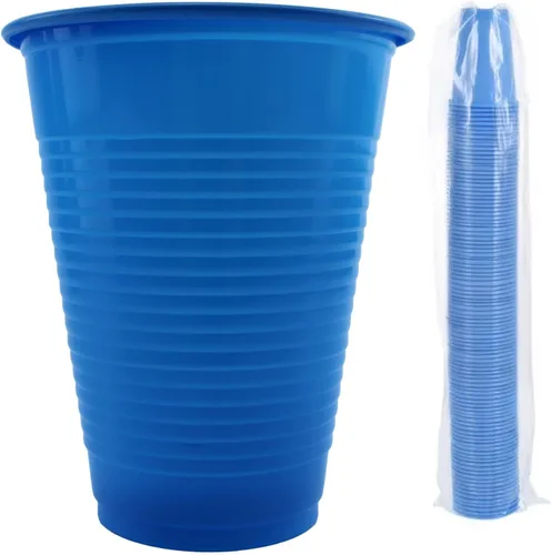 Vista 12 de 100 vasos de plástico desechables de grado dental de 5 onzas, color negro, resistente y duradero para beber, perfecto como taza de enjuague