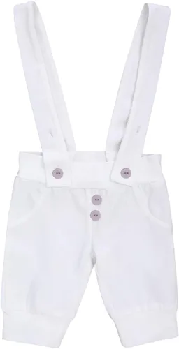 Vista 6 de Conjunto de ropa de 2 piezas para bautizo de bebé y niño, con tirantes, para boda, esmoquin y caballero