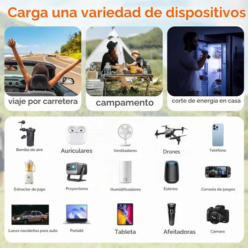 Vista 7 de ALLWEI - Inversor de corriente de 300 W, adaptador de toma de corriente con enchufe para coche, CC 12 V a CA 110 V, con cargador rápido USB-C PD