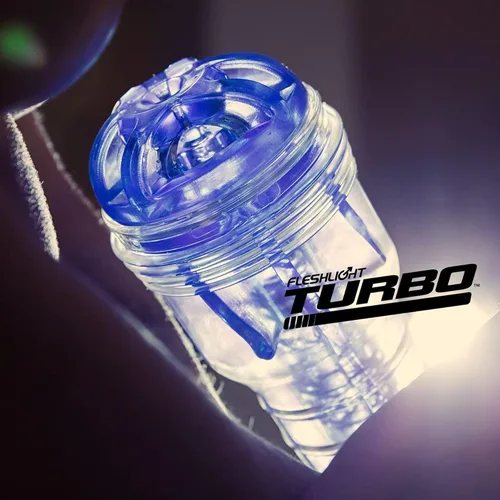 Vista 6 de Fleshlight Cobre de ignición turbo, estimulador sexual oral realista, Azul Ice, 1