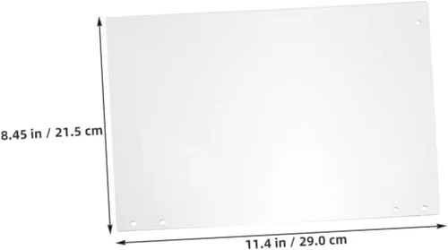 Vista 2 de Paneles protectores comerciales para hacer palomitas de maíz, paneles de puerta de repuesto, tapas de PVC para máquina de hacer palomitas de maíz, 2