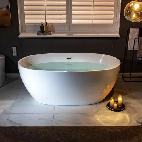 Vista 2 de WOODBRIDGE BTA1518-C-Drain &O+ F0002CHRD BAÑERA, con Chrome Drian