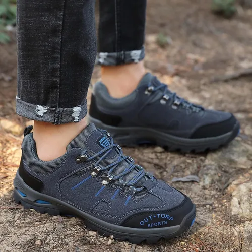 Vista 5 de GWTAECH Botas con punta de acero para hombre, botas de seguridad impermeables, construcción indestructible, a prueba de pinchazos, ligeras