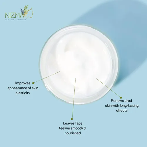 Vista 5 de Hidratante facial hidratante con ácido hialurónico y aloe – Crema facial diaria ligera para pieles secas, grasas, mixtas, maduras y sensibles