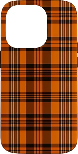 Vista 16 de iPhone 13 Pro Fall Plaid Halloween Naranja y Negro Acción de Gracias Otoño Case