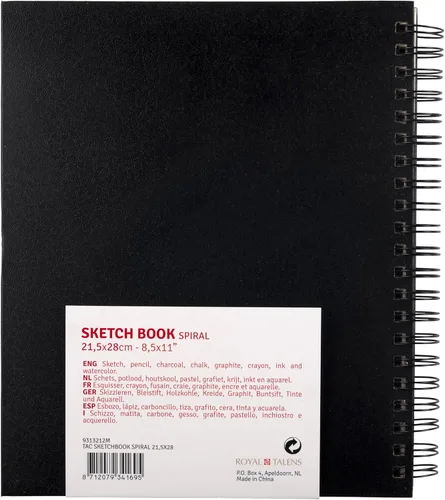 Vista 2 de Talens Art Creation Cuaderno de bocetos espiral 21,5X28 cm, 80 páginas, 110Gr (9313212M)