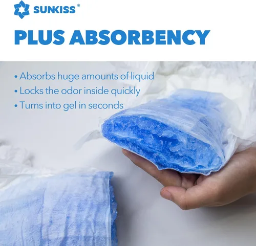 Vista 3 de SUNKISS TrustPlus - Ropa interior desechable unisex para incontinencia, absorción pesada, protección contra fugas de barrera, control de olores, 16