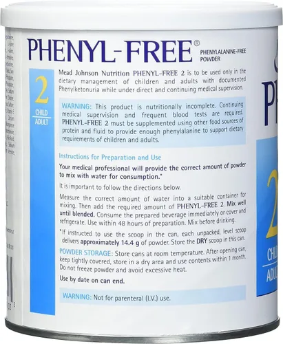 Vista 3 de Phenyl-Free 2 Polvo (6) Tamaño: 1 LB por BRISTOL MYERS NUTRITIONAL INST