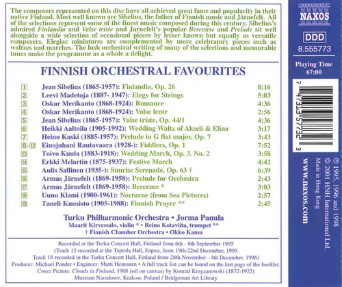 Vista 2 de Finnish Orchestral Favourites Various