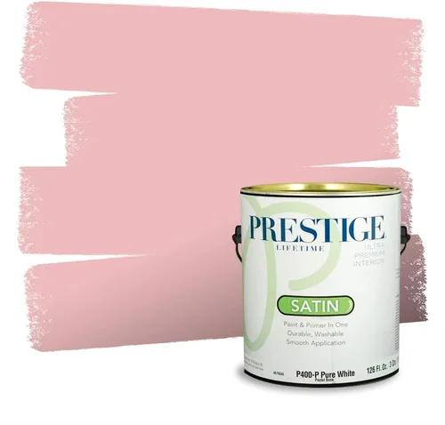 Vista 290 de Prestige Paints Pintura exterior e imprimación en uno, 1 galón, plano, coincidencia comparable de Valspar* Amber Rose*