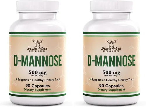 Vista 5 de Double Wood Supplements D Manosa 500mg Cápsulas, 90