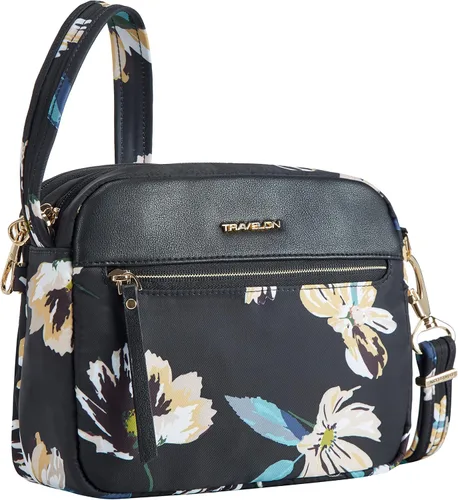 Vista 9 de Travelon Essentials - Bolso cruzado antirrobo - NorthSouth, Bandolera