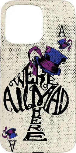 Vista 31 de iPhone 16 We're All Mad Here - Funda de Alicia en el País de las Maravillas