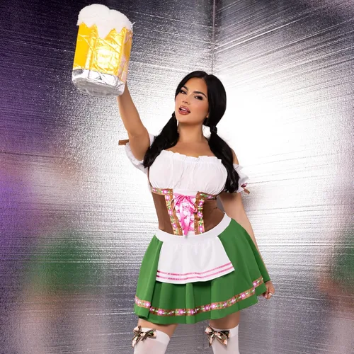 Vista 6 de Leg Avenue Women's Gretchen Costume Dirndl Dress Oktoberfest Outfits Women