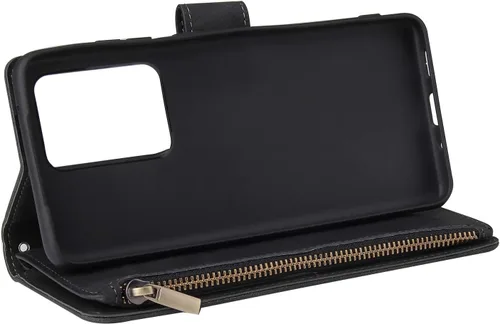 Vista 3 de Asuwish Compatible con Samsung Galaxy S20 Ultra Glaxay S20ultra 5G funda de vidrio templado protector de pantalla y tapa de tarjetero, fundas