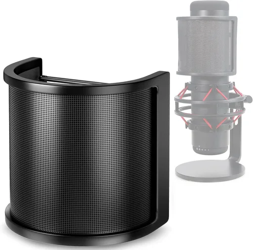 Vista 9 de 2 Pack HyperX Quadcast Stand Adapter for HyperX Microphone, Replacement Quadcast Adapter for HyperX Quadcast Boom Arm by YOUSHARES