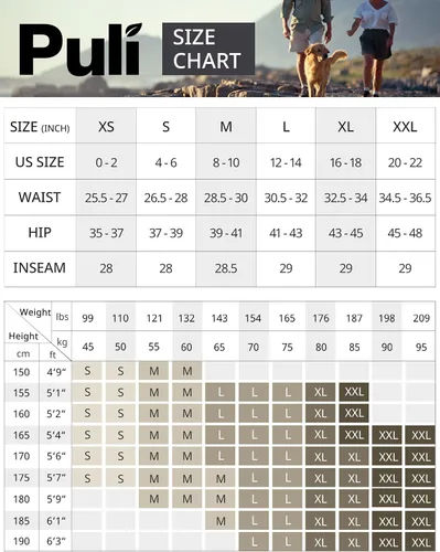 Vista 6 de PULI Pantalones deportivos de algodón para mujer con bolsillo con cremallera