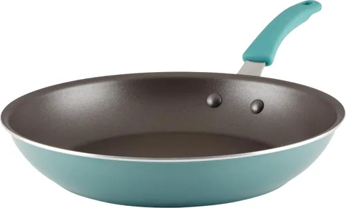 Vista 21 de Rachael Ray Cook + Create - Sartén antiadherente de 8.5 pulgadas, Agave Azul