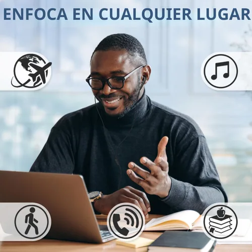 Vista 7 de LUDOS FEROX - Auriculares intraurales con cable, auriculares con micrófono, aislamiento de ruido con cable para auriculares Jack de 0.138 pulgadas