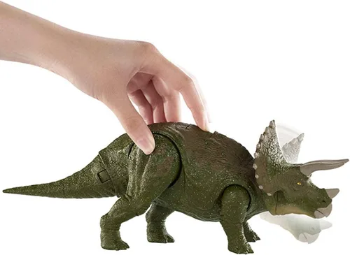 Vista 3 de Triceratops de doble ataque del mundo jurásico