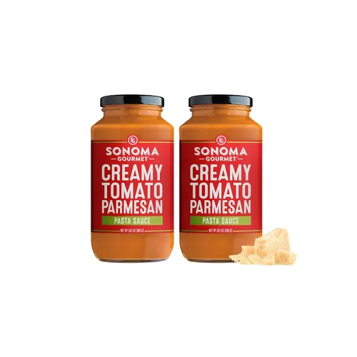 Vista 7 de Sonoma Gourmet Tomate cherry con salsa de pasta de albahaca USDA orgánico, sin OMG, sin gluten y sin azúcar añadido, hecho con ingredientes