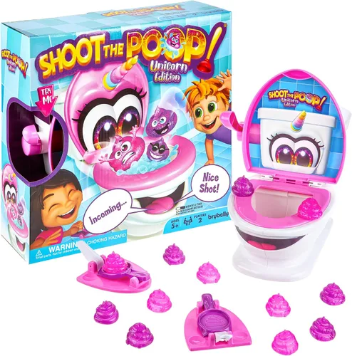 Vista 8 de Brybelly Shoot The Poop - El juego original de inodoro parlante para niños y familias - Divertido juego de lanzamiento de caca de acción rápida