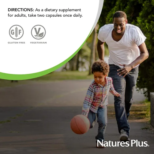 Vista 5 de NaturesPlus AgeLoss Soporte para los ojos, 60 cápsulas, con luteína, astaxantina y zeaxantina, vegetariano, sin gluten, 30 porciones