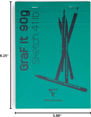 Vista 2 de Bloc GraFiT encollé 14,8x21 80F 3.17 oz O - 96621C