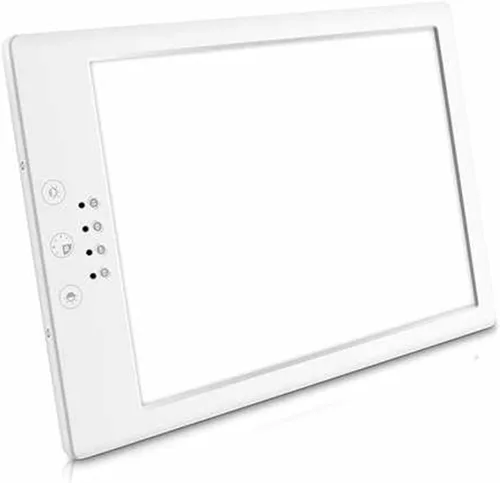 Vista 9 de Lámpara LED para el hogar y la oficina - Luz de 10000 Lux Lámpara de luz diurna LED brillante con temporizador ajustable y 3 modos de luz Luz
