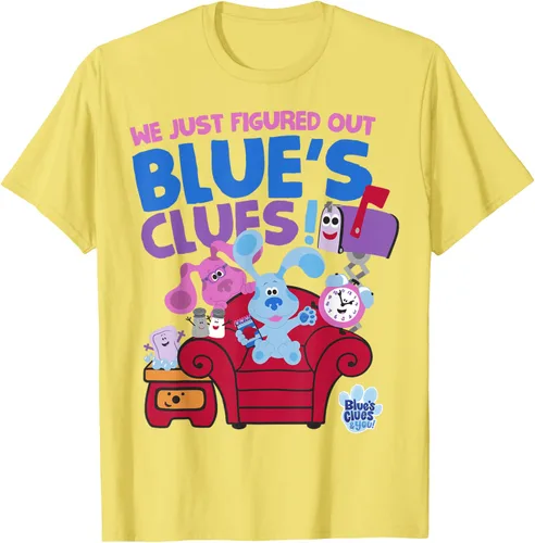 Vista 35 de Blue's Clues & You Group Shot Just Figured Out Blue's Clues Camiseta Negro