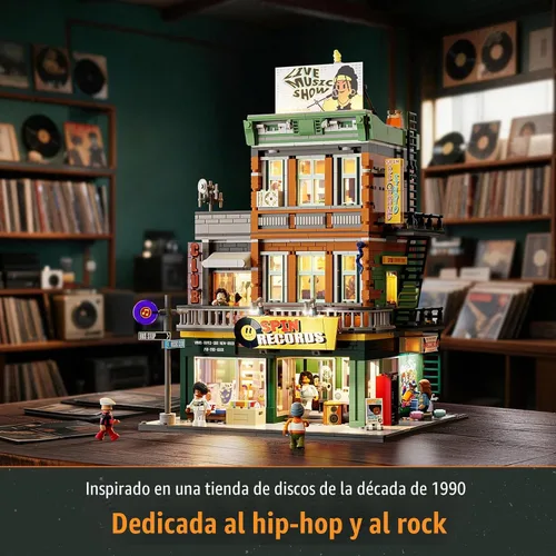 Vista 2 de Lumibricks Record Store - Juego de construcción modular de iluminación