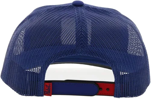 Vista 3 de HOOEY Gorra de camionero ajustable con cierre de malla y espalda de malla con licencia oficial de Pabst Blue Ribbon