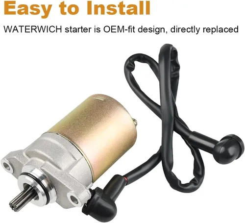 Vista 6 de Motor de arranque compatible con Can-Am DS70 DS90 2010-2013 Repuesto para DS70 Mini 2016-2018 2014-2015 DS90 Mini 2014-2015 V31200DGF000