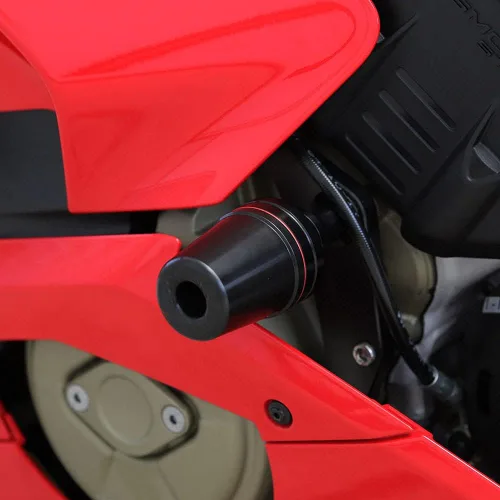 Vista 7 de Carcasa de aluminio CNC para motocicleta, protector de choque del motor, protector deslizante para protección contra caídas, compatible con Ducati