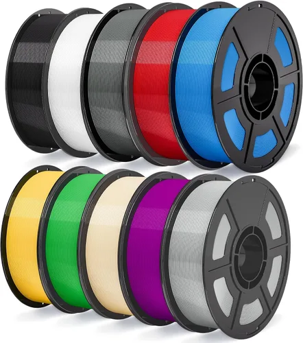 Vista 36 de Paquete de filamento PLA para impresora 3D, 22.0 lbs, 1.181-11.811 in/s para Bambu Lab AMS, AMS Lite