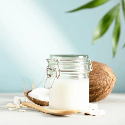 Vista 4 de Ingredientes originales puros, aceite de coco, 1 galón Para cocinar, hornear y rutinas de cuidado de la piel