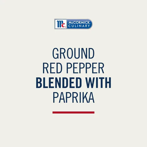 Vista 4 de McCormick Culinary Condimento suave de pimienta roja, 5 libras, un recipiente de 5 libras de polvo de pimiento rojo a granel para cocinar, perfecto