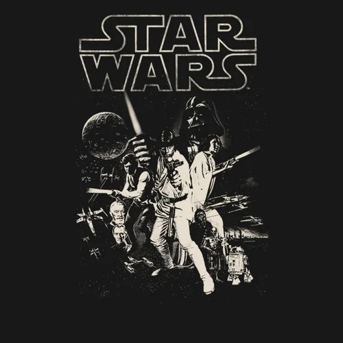 Vista 2 de Star Wars Camiseta oficial 'Poster' de alto rendimiento gráfico para hombre