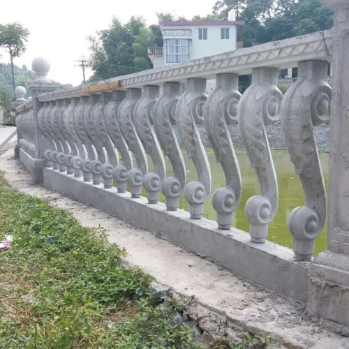 Vista 5 de 2 unids/set Balaustrada Moldes de columna de cemento de hormigón para bricolaje yeso de yeso decoración de jardín