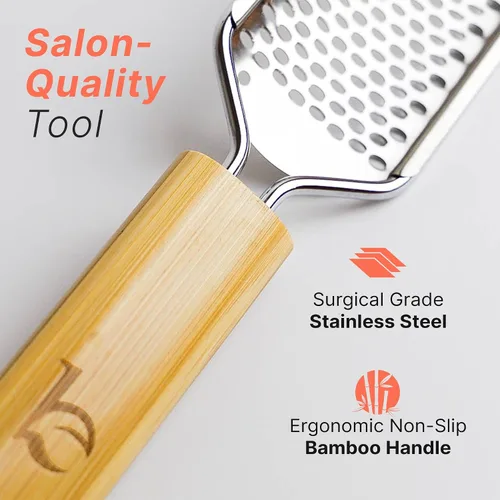 Vista 5 de Lima de pies – Herramienta para eliminar callos para la piel muerta, herramientas de pedicura en casa, raspador de pies y talones, pies suaves